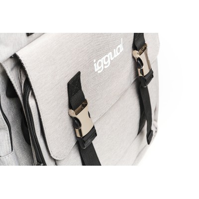 Iggual mochila viaje all-round urban xl gris