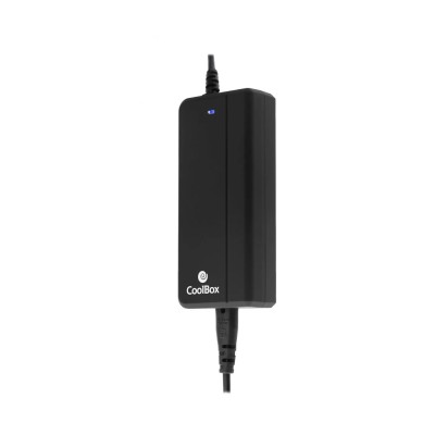 Coolbox adaptador portátil automático 90w usb 2.1a