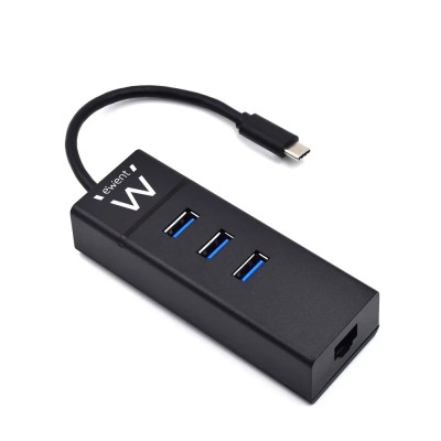 Ewent ew1141 hub tipo-c 3pts.usb 3.1+1pto. 