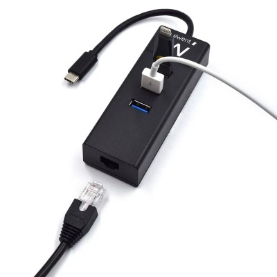 Ewent ew1141 hub tipo-c 3pts.usb 3.1+1pto. 