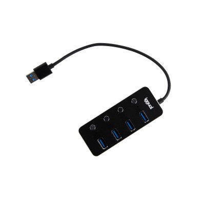 Iggual hub tipo a x 4 puertos usb 3.1 4buttons