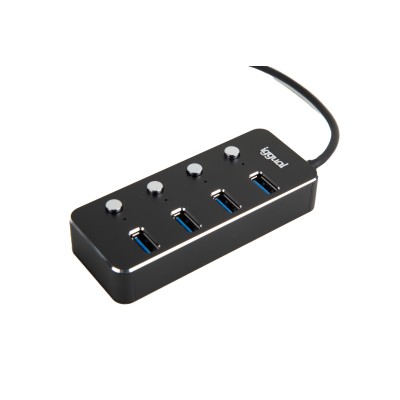 Iggual hub tipo a x 4 puertos usb 3.1 4buttons