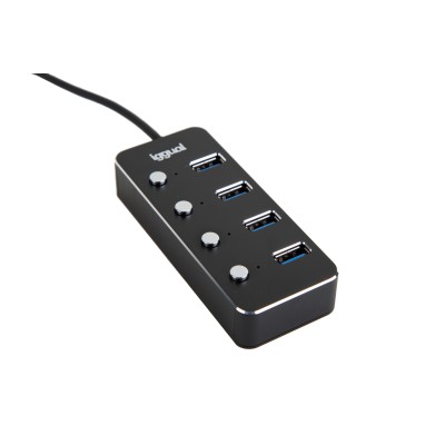 Iggual hub tipo c x 4 puertos usb 3.1 4buttons