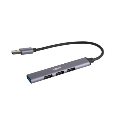 Iggual hub usb 3 puertos usb 2.0 + 1 usb 3.0 thin