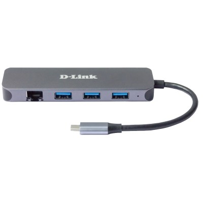 D-link dub-2334 5-in-1 usb-c hub gbe/pd