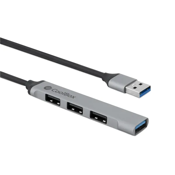 Coolbox hub  alu usb-a (1xusb3.0+3xusb2.0)