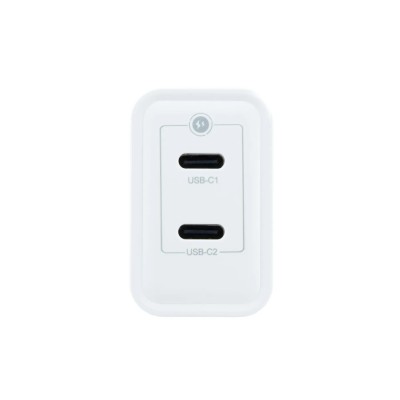 Coolbox cargador gan 35w usb-c/usb-c pared