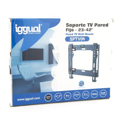 Iggual sptv04 soporte tv 23-43" 45kg pared fijo