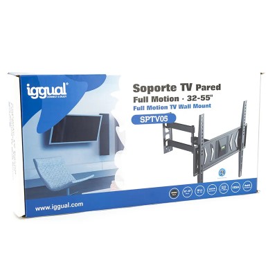 Iggual sptv05 soporte tv 32"-55" 35kg pared full