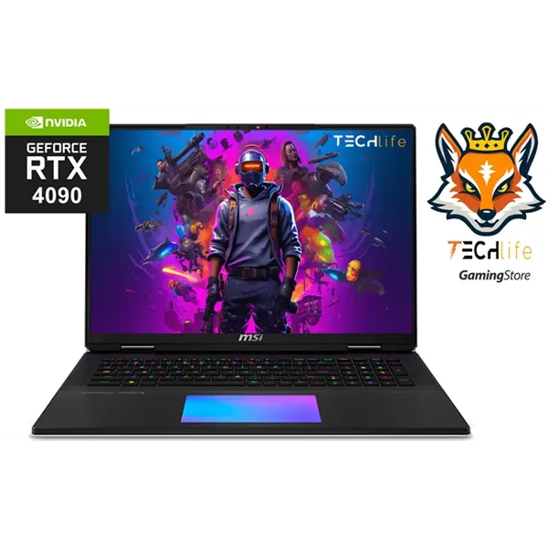 MSI Titan 18 HX A14VIG-080ES Intel Core i9-14900HX 64GB 2TB SSD RTX4090 18" W11