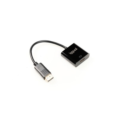 Iggual adaptador displayport (m) a hdmi (h)