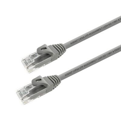 Aisens latiguillo rj45 cat.6a utp gris 10m