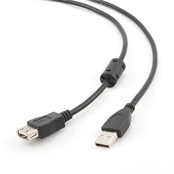 Gembird cable usb 2.0  a/m-a/h 1,8 mts ngr ferr