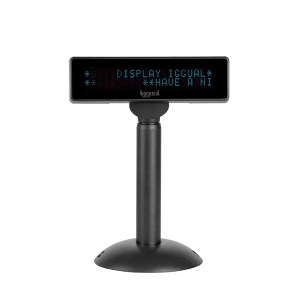 Iggual visor tpv usb vfd 7" info display