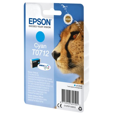 Epson cartucho t0712 cyan