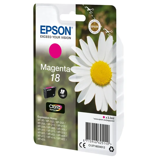 Epson cartucho t1803 magenta