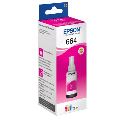 Epson botella tinta ecotank t6641 magenta