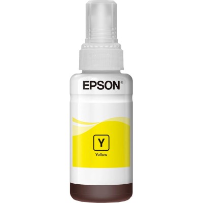 Epson botella tinta ecotank t6641 amarillo