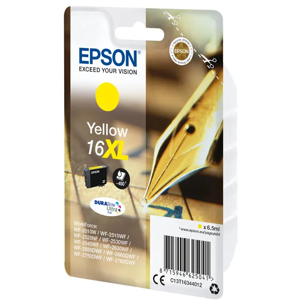 Epson cartucho t1634xl amarillo