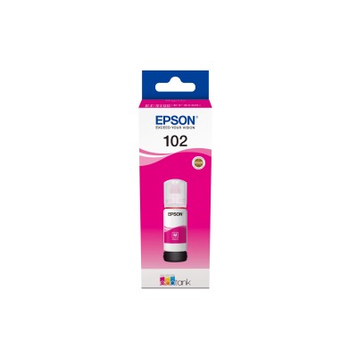 Epson botella tinta ecotank 102 magenta