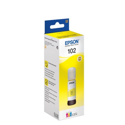 Epson botella tinta ecotank 102 amarillo