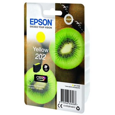 Epson cartucho 202 amarillo