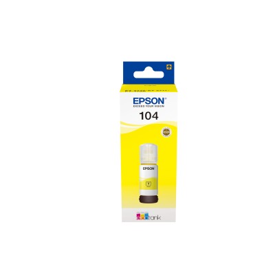 Epson botella tinta ecotank 104 amarillo