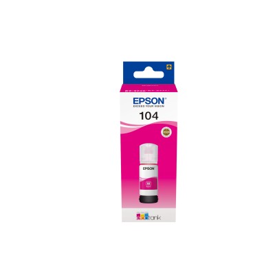 Epson botella tinta ecotank 104 magenta