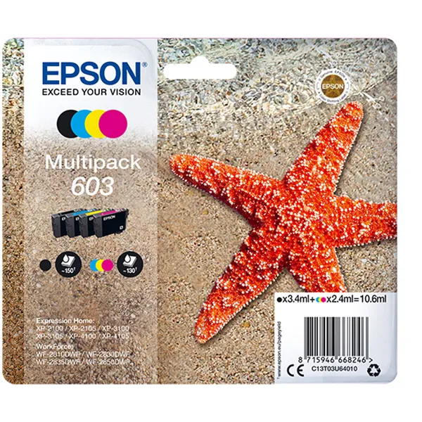 Epson cartucho multipack 603 4 colores