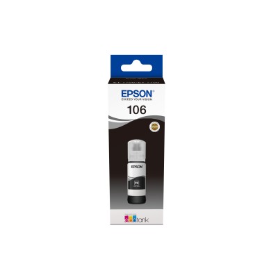 Epson botella tinta ecotank 106 negro