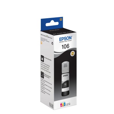 Epson botella tinta ecotank 106 negro