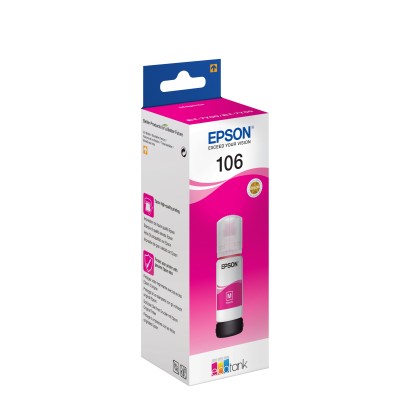 Epson botella tinta ecotank 106 magenta