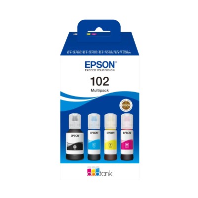 Epson botellas multipack ecotank 102 4 colores