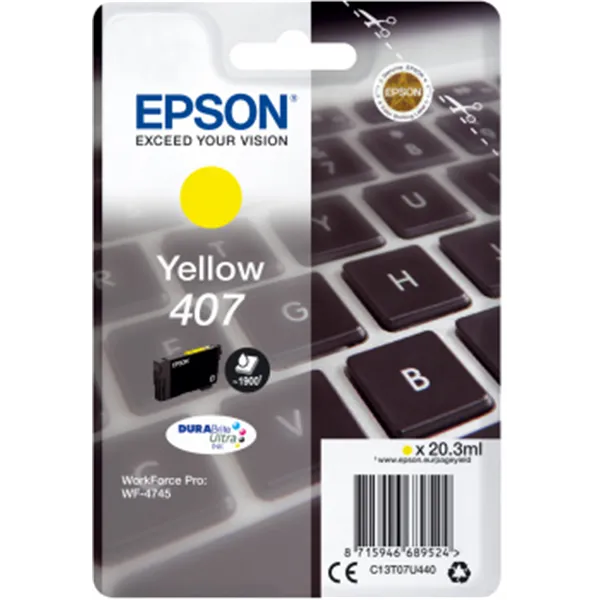 Epson cartucho wf-4745 amarillo