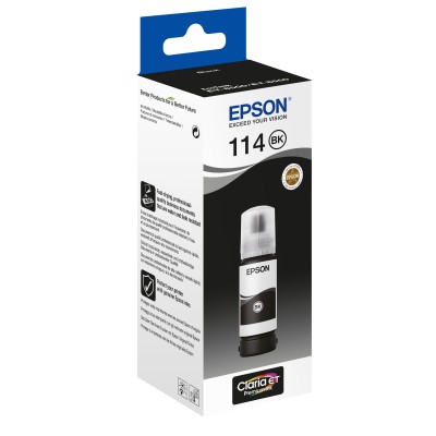 Epson botella tinta ecotank 114 negro