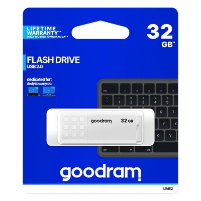 Goodram ume2 lápiz usb 32gb usb 2.0 blanco