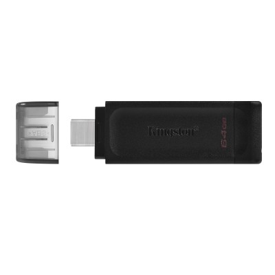 Kingston datatraveler dt70 64gb usb c 3.2 negro