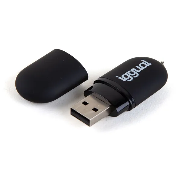 Iggual lápiz usb 2.0 16gb pen16 negro