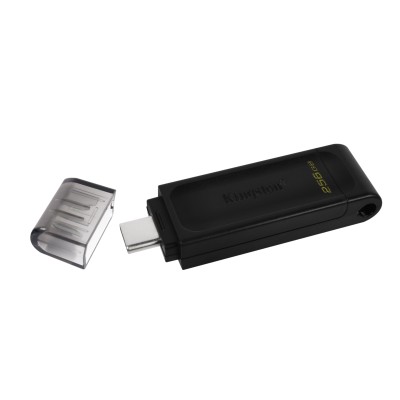 Kingston datatraveler dt70 256gb usb c 3.2 negro