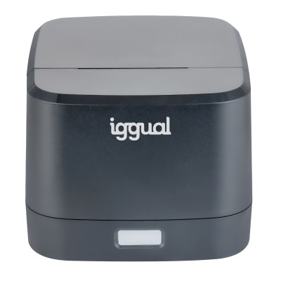 Iggual impresora térmica tp easy 58 usb+rj11 negra