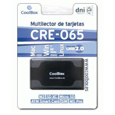 Coolbox multilector externo con dni cre-065