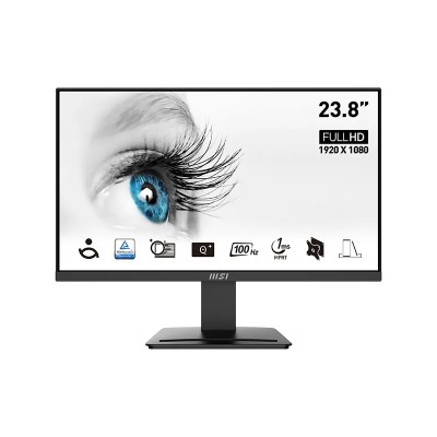 Msi mp2412 monitor 23.8" ips fhd 100hz 1ms hdmi dp