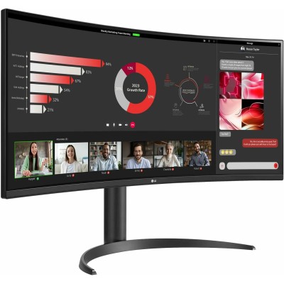 Lg 34wr55qc-b monitor 34" wqhd 2xhdmi dp usbc cur