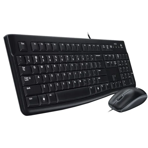 Logitech mk120 teclado + ratón óptico 1000dpi usb