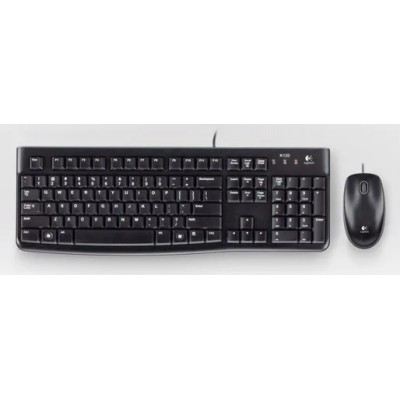 Logitech mk120 teclado + ratón óptico 1000dpi usb