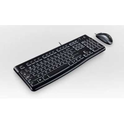 Logitech mk120 teclado + ratón óptico 1000dpi usb