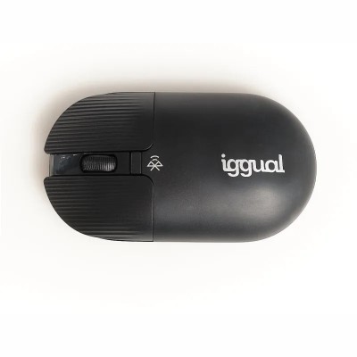 Iggual ratón bluetooth yin-1600dpi negro