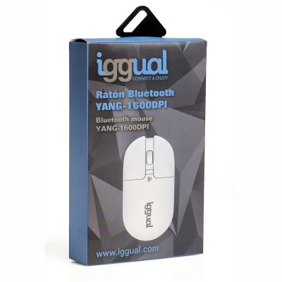 Iggual ratón bluetooth yang-1600dpi blanco