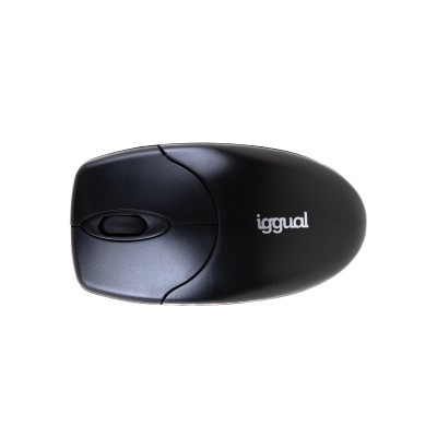 Iggual ratón inalámbrico wom-basic2-1000dpi negro