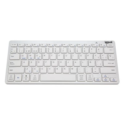 Iggual teclado bluetooth slim tkl-bt plata